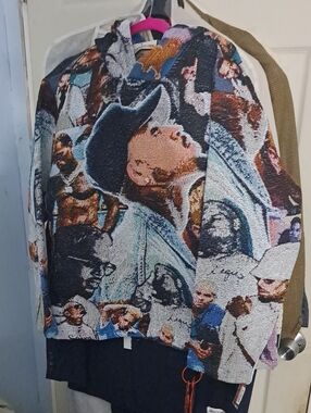 Brand X Studios Multicolor Graphic Crewneck Sweater - Men's